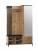 Шкаф для прихожей Либерти 51.22 (опора 150) Дуб вотан/Черный