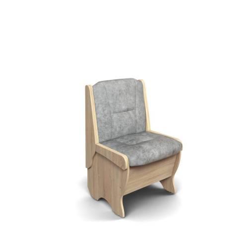 Скамья Лотос 550 / Дуб Сонома / Велюр Графит