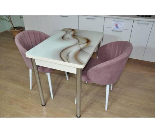 Обеденная группа Симпл фотопечать Текстура 032 №3