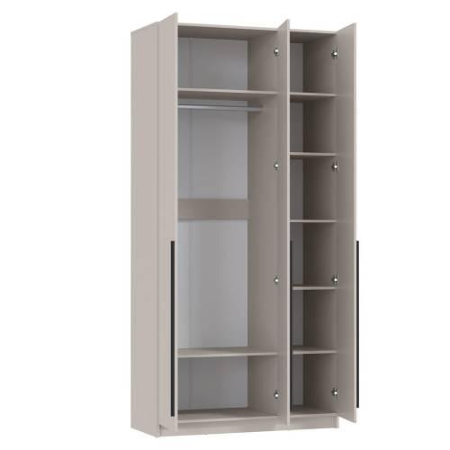 Шкаф для одежды 67.08 "Брандо" (3-х дв.) МДФ Кашемир