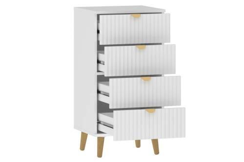 НМ 040.17 Комод Дакота, Меренга/Белый