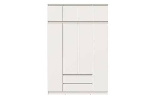 Шкаф Берген 82.01+Антресоль 82.04 (ЛДСП Белый)