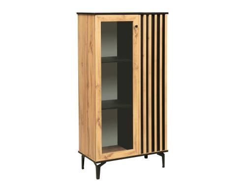 Шкаф комбинированный Либерти 51.03 (опора 150) Дуб вотан/Черный