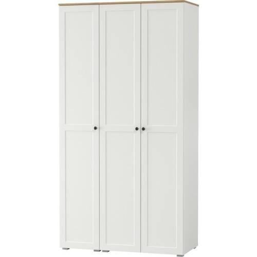 Прихожая Остин №21 Белый шагрень/дуб золотой