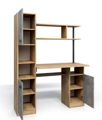 Стол компьютерный СК-7 дуб крафт/ателье светлое