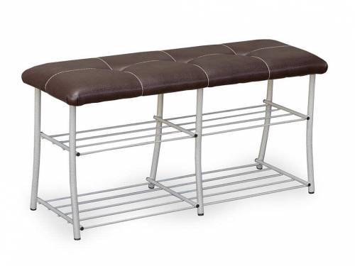 Обувница МС-7 белое золото/умбер