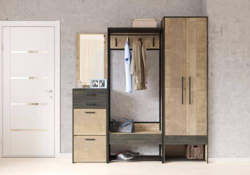 Трувор шкаф для одежды 13.328.02 Дуб Гранж Песочный/Интра