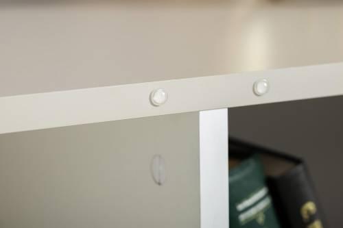 Шкаф Флоу 16.329, Кашемир/ Белый PE шагрень