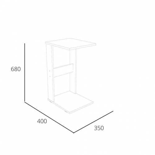 НМ 011.68 Стол журнальный Флинт Белый