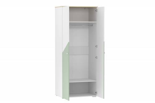 Шкаф для одежды НМ 041.42 Банни Дуб сонома/белый/макарун