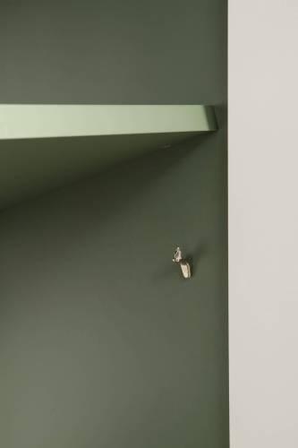 Шкаф-пенал Марион 16.333.01, Дымчатый Зеленый/Олива шагрень