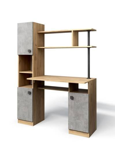 Стол компьютерный СК-7 дуб крафт/ателье светлое