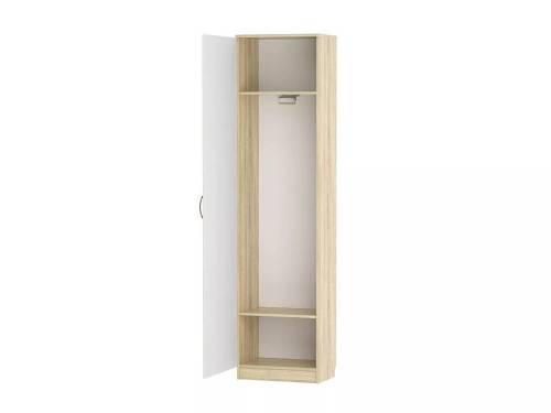 НМ 014.71 ЛВ Шкаф для одежды Оливия Дуб Сонома/белое дерево