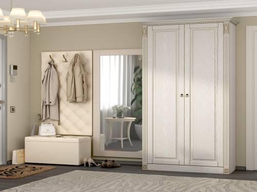 Прихожая Вероника-7 шкаф бодега светлый/ясень патина