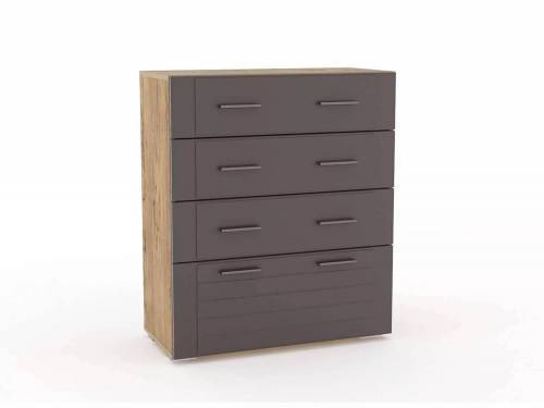 НМ 040.46 Комод Livorno /дуб бунратти / софт графит