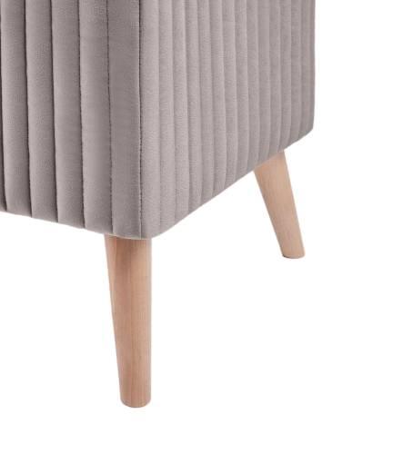 А-3 Пуф квадратный стеганный (на ножках), №08 Какао