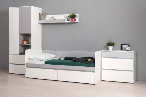 Торонто комод 13.321 Белый/Серый