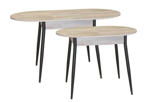 Стол обеденный Стиль-1 Бетон темный