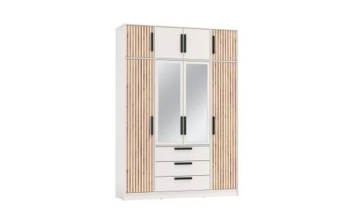 Шкаф Вегас 83.07+Антресоль 83.10 (ЛДСП Белый)