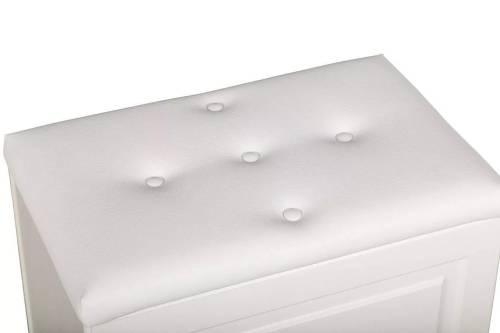 Ливерпуль Пуф 14.02 Белый/Ясень ваниль/кз.Белый