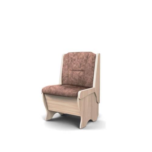 Скамья Лотос 550 / Ясень светлый / Велюр Коньяк