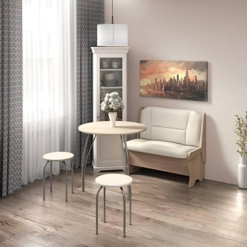 Скамья Лотос 950 дуб/крем