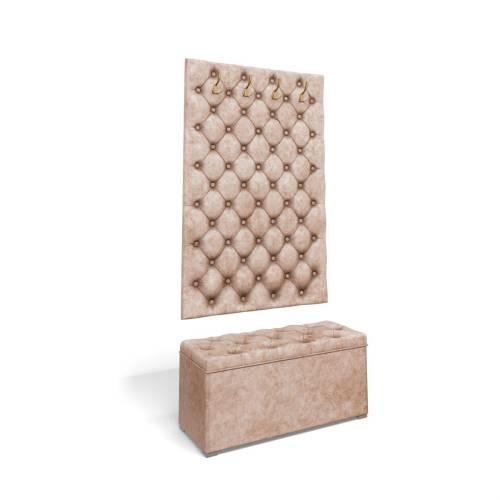 Прихожая Мишель 950 /  Велюр Латте