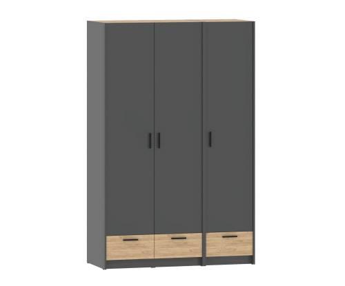 Набор шкафов Оттавия №1 / Антрацит / Дуб Крафт Золотой