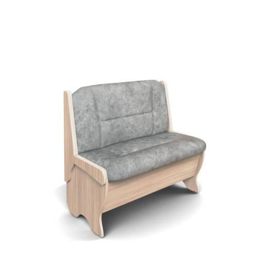 Скамья Лотос 950 / Ясень светлый / Велюр Графит