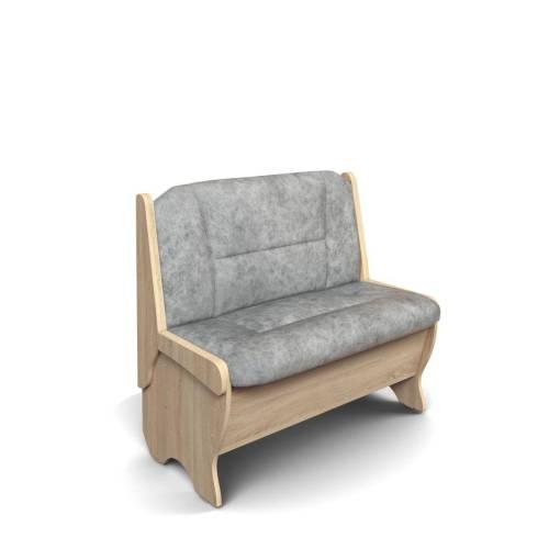 Скамья Лотос 950 / Дуб Сонома / Велюр Графит