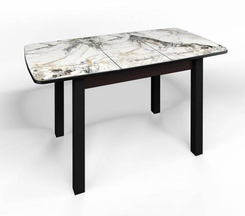 Стол СМ-6 Флорида ноги окрас квадратный венге/черный