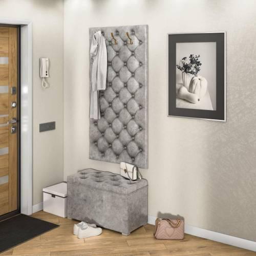 Пуф Мишель 750 / Велюр Графит