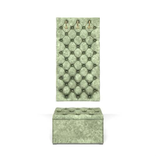 Прихожая Мишель 750 / Велюр Мохито