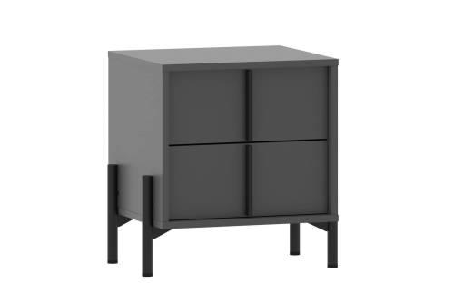 НМ 040.30 Тумба прикроватная Тео, Антрацит