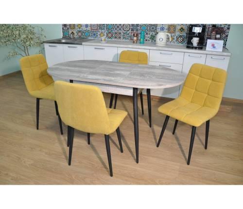 Обеденная группа Стиль Бетон темный/ бид 47 №20