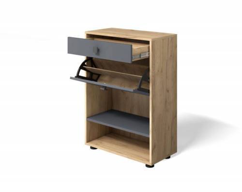 Прихожая мини-лайт компл. 6 дуб крафт/графит