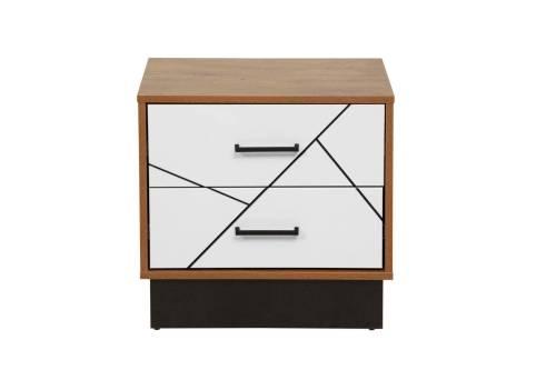 Тумба прикроватная Гамма 54.19 Таксония/Белый