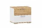 НМ 013.24 Тумба для обуви Санти Белый/Дуб крафт золотой