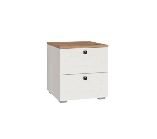 Остин Спальня 2 белый/дуб золотой