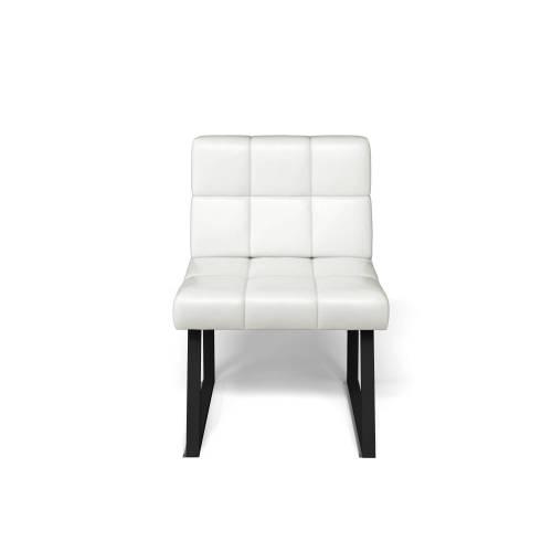 Кухонный диван Реал РМД 660 / Экокожа Милк / Черный муар