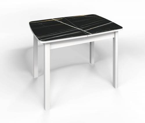 Стол СМ-3 Флорида опора массив прямая белый