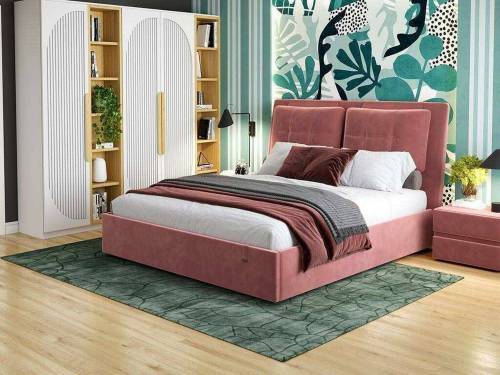 Кровать Эстер 1800 модель 311 Ультра коралл