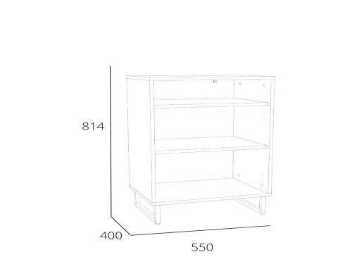 НМ 014.15 Фолк Тумба Дуб Гранж Песочный
