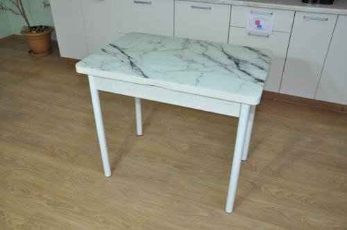 Обеденная группа Симпл фотопечать Мрамор белый №6