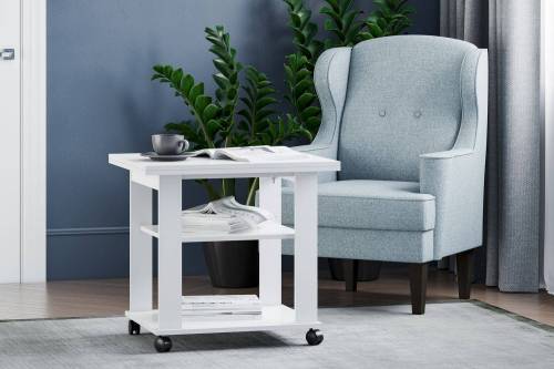 НМ 011.67 Стол журнальный Консул 2-01 Белый