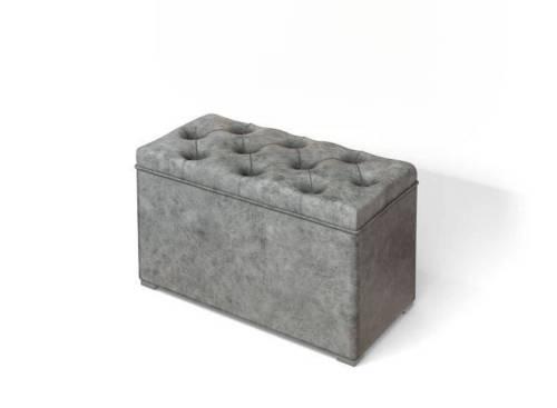 Пуф Мишель 750 / Велюр Графит