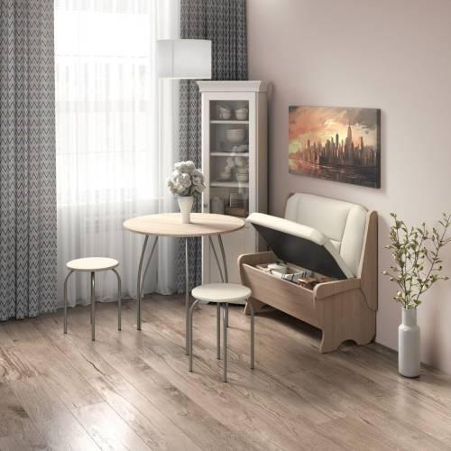 Скамья Лотос 950 дуб/крем