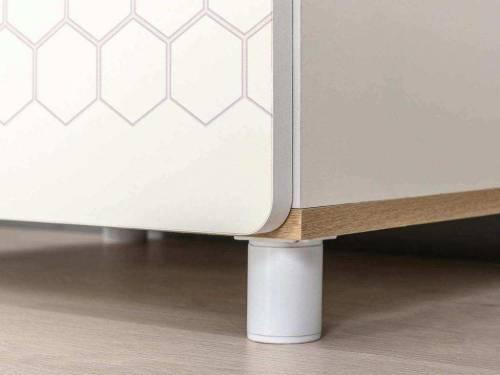 Эйп комод 13.322 Белый/Дуб белый