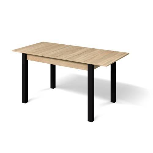 Стол Милан-3 / Дуб Сонома / Черный