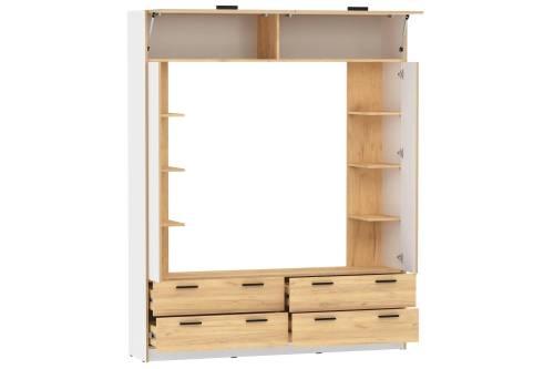 Гостиная Оттавия №1 Белый/дуб крафт золотой